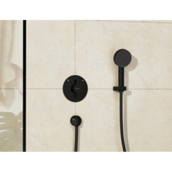Bateria z mieszaczem do 2 odbiorników, podtynkowa Czarny Matowy DuoTurn S HANSGROHE 75418670