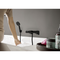 Jednouchwytowa bateria wannowa, natynkowa Czarny Matowy Vivenis HANSGROHE 75420670