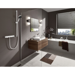 4-otworowa bateria na brzeg wanny, sBox Biały Matowy Vivenis HANSGROHE 75444700