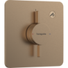 Bateria z mieszaczem do 1 odbiornika, podtynkowa Brąz Szczotkowany DuoTurn Q HANSGROHE 75614140