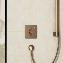 Bateria z mieszaczem do 1 odbiornika, podtynkowa Brąz Szczotkowany DuoTurn Q HANSGROHE 75614140