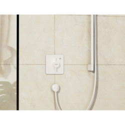 Bateria z mieszaczem do 1 odbiornika, podtynkowa Biały Matowy DuoTurn Q HANSGROHE 75614700