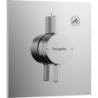 Bateria z mieszaczem do 1 odbiornika, podtynkowa Chrom DuoTurn E HANSGROHE 75617000