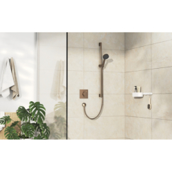 Bateria z mieszaczem do 1 odbiornika, podtynkowa Brąz Szczotkowany DuoTurn E HANSGROHE 75617140