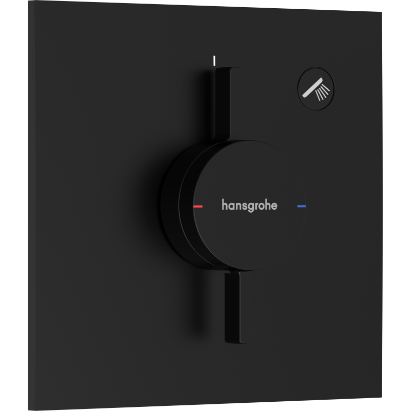 Bateria z mieszaczem do 1 odbiornika, podtynkowa Czarny Matowy DuoTurn E HANSGROHE 75617670