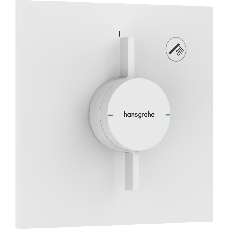Bateria z mieszaczem do 1 odbiornika, podtynkowa Biały Matowy DuoTurn E HANSGROHE 75617700