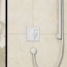 Bateria z mieszaczem do 1 odbiornika, podtynkowa Biały Matowy DuoTurn E HANSGROHE 75617700