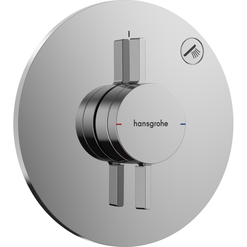 Bateria z mieszaczem do 1 odbiornika, podtynkowa Chrom DuoTurn S HANSGROHE 75618000