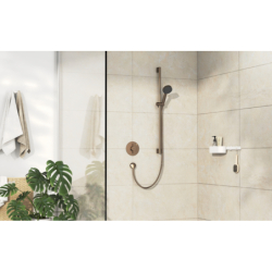 Bateria z mieszaczem do 1 odbiornika, podtynkowa Brąz Szczotkowany DuoTurn S HANSGROHE 75618140