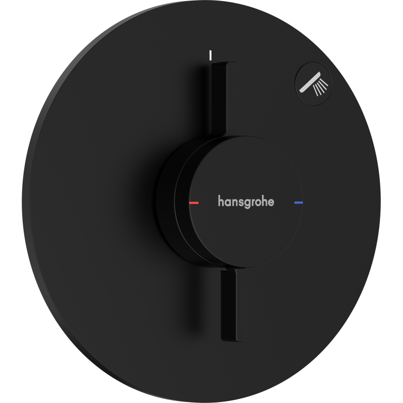 Bateria z mieszaczem do 1 odbiornika, podtynkowa Czarny Matowy DuoTurn S HANSGROHE 75618670