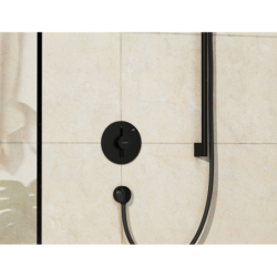 Bateria z mieszaczem do 1 odbiornika, podtynkowa Czarny Matowy DuoTurn S HANSGROHE 75618670