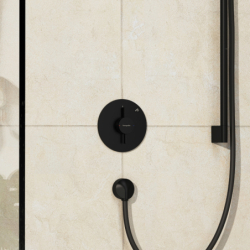 Bateria z mieszaczem do 1 odbiornika, podtynkowa Czarny Matowy DuoTurn S HANSGROHE 75618670