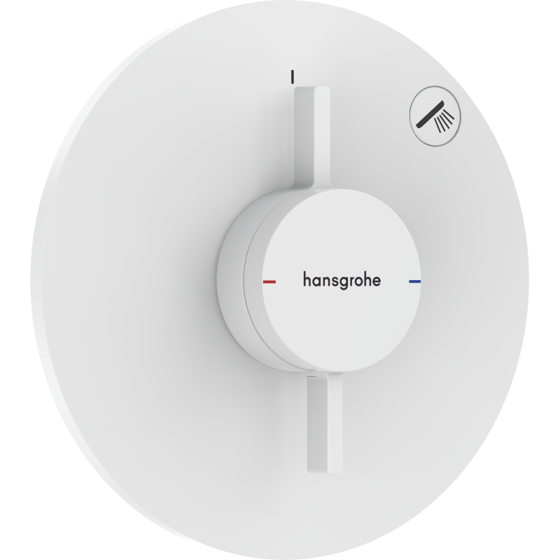 Bateria z mieszaczem do 1 odbiornika, podtynkowa Biały Matowy DuoTurn S HANSGROHE 75618700