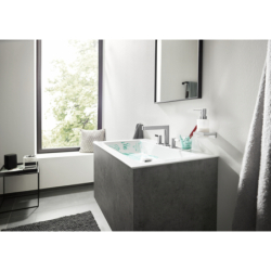 3-otworowa bateria umywalkowa 110 z kompletem odpływowym Push-Open Chrom Finoris HANSGROHE 76033000