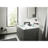 3-otworowa bateria umywalkowa 110 z kompletem odpływowym Push-Open Czarny Matowy Finoris HANSGROHE 76033670