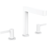 3-otworowa bateria umywalkowa 160 z kompletem odpływowym Push-Open Biały Matowy Finoris HANSGROHE 76034700