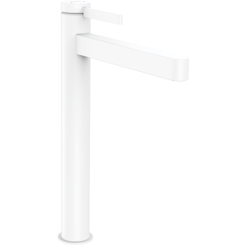 Jednouchwytowa bateria umywalkowa 260 do umywalek nablatowych z kpl odpływowym Push-Open Biały Matowy Finoris HANSGROHE 76070700