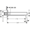 Wylewka wannowa Chrom Finoris HANSGROHE 76410000