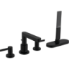 4-otworowa bateria na brzeg wanny, sBox Czarny Matowy Finoris HANSGROHE 76444670