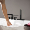 4-otworowa bateria na brzeg wanny, sBox Czarny Matowy Finoris HANSGROHE 76444670