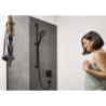Jednouchwytowa bateria prysznicowa, podtynkowa do iBox universal Czarny Matowy Finoris HANSGROHE 76615670