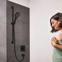 Jednouchwytowa bateria prysznicowa, podtynkowa do iBox universal Czarny Matowy Finoris HANSGROHE 76615670