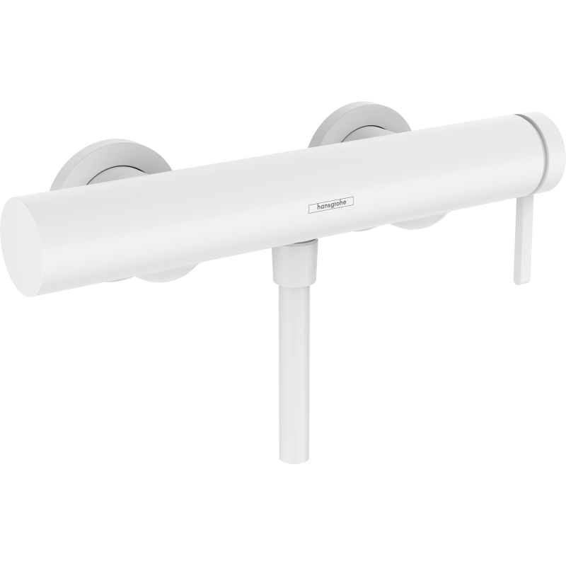 Jednouchwytowa bateria prysznicowa, natynkowa Biały Matowy Finoris HANSGROHE 76620700