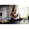 FilterSystem 210 1jet z wyciąganą wylewką, sBox, zestaw startowy Czarny Matowy Aqittura M91 HANSGROHE 76800670