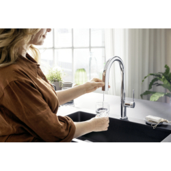 FilterSystem 210 1jet z wyciąganą wylewką Chrom Aqittura M91 HANSGROHE 76803000