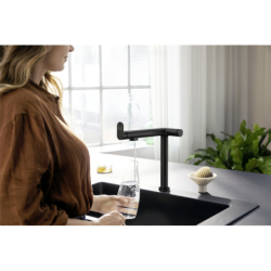 FilterSystem 240 1jet Czarny Matowy Aqittura M91 HANSGROHE 76804670