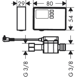 F23 Przepływomierz HANSGROHE 76818000