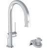FilterSystem 210 1jet z wyciąganą wylewką, sBox Chrom Aqittura M91 HANSGROHE 76826000
