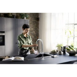 SodaSystem 210, wyciągana wylewka, 1jet, sBox Chrom Aqittura M91 HANSGROHE 76836000