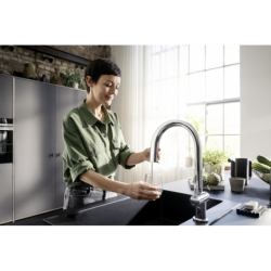 SodaSystem 210, wyciągana wylewka, 1jet, sBox Chrom Aqittura M91 HANSGROHE 76836000