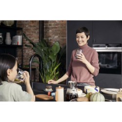 SodaSystem 210, wyciągana wylewka, 1jet, sBox Czarny Matowy Aqittura M91 HANSGROHE 76836670