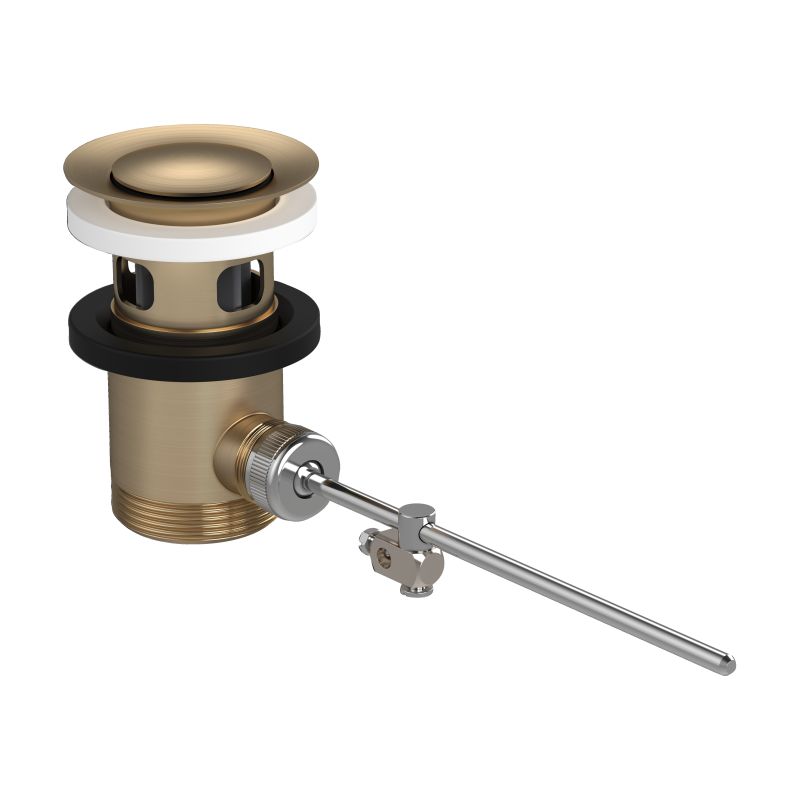 Komplet odpływowy z cięgłem do umywalek i bidetów Brąz Szczotkowany HANSGROHE 94139140