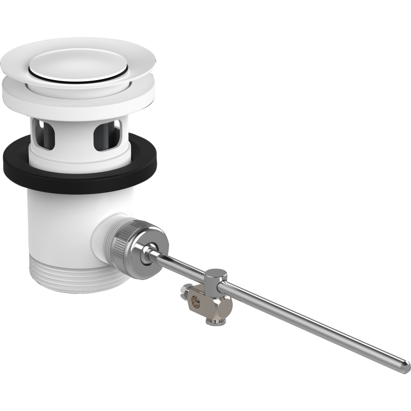Komplet odpływowy z cięgłem do umywalek i bidetów Biały Matowy HANSGROHE 94139700