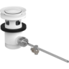 Komplet odpływowy z cięgłem do umywalek i bidetów Biały Matowy HANSGROHE 94139700