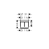 Przedłużka do Secuflex HANSGROHE 98806000