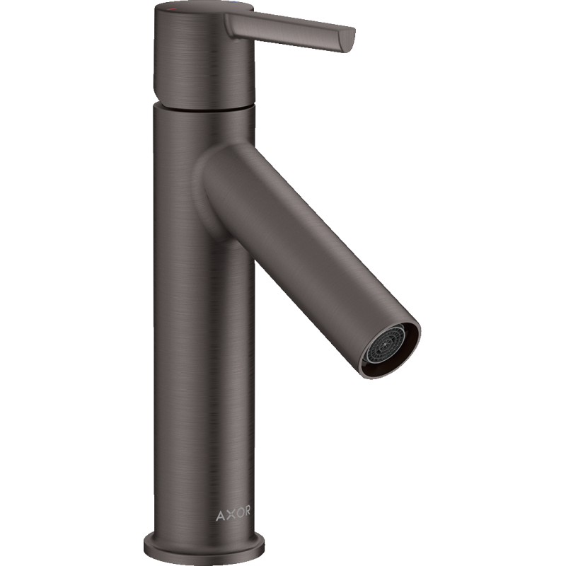 Jednouchwytowa bateria umywalkowa 100 z niezamykanym kompletem odpływowym Czarny Chrom Szczotkowany Starck AXOR 10003340
