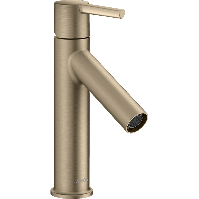 Jednouchwytowa bateria umywalkowa 100 z niezamykanym kompletem odpływowym Nikiel Szczotkowany Starck AXOR 10003820