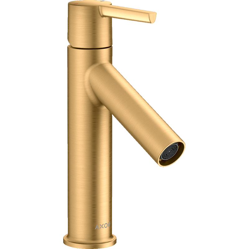 Jednouchwytowa bateria umywalkowa 100 z niezamykanym kompletem odpływowym Mosiądz Szczotkowany Starck AXOR 10003950