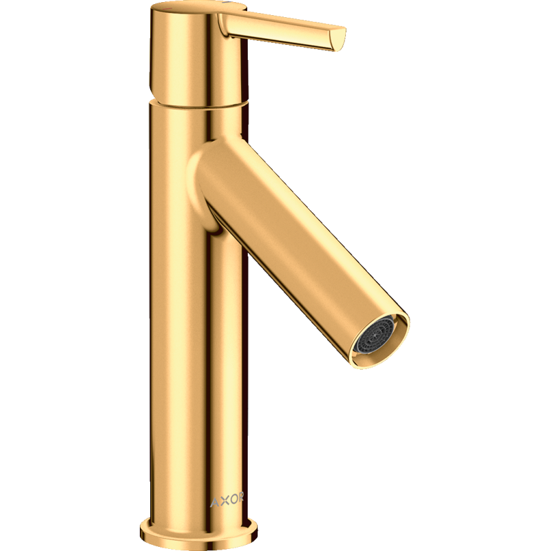 Jednouchwytowa bateria umywalkowa 100 z niezamykanym kompletem odpływowym Złoty Optyczny Polerowany Starck AXOR 10003990