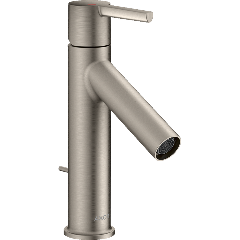 Jednouchwytowa bateria umywalkowa 100 CoolStart z kompletem odpływowym z cięgłem Stal Szlachetna Optyczna Starck AXOR 10007800
