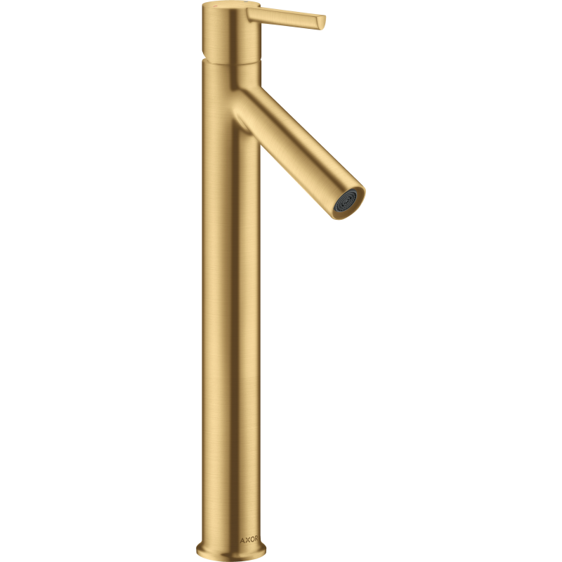 Bateria umywalkowa 250 do umywalek nablatowych z niezamykanym kpl odpływowym Złoty Optyczny Szczotkowany Starck AXOR 10103250