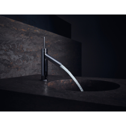 Jednouchwytowa bateria umywalkowa 90 z uchwytem Pin i kompletem odpływowym z cięgłem Chrom Starck AXOR 10111000