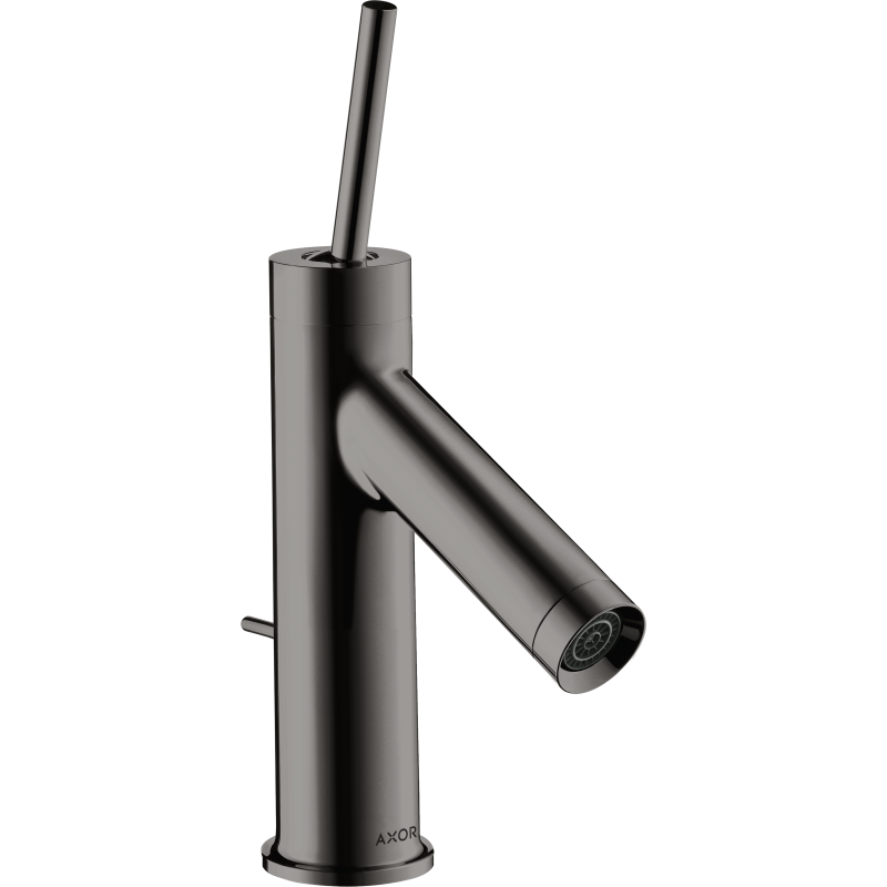 Bateria umywalkowa 70 do małych umywalek z uchwytem Pin i kpl odpływowym z cięgłem Czarny Chrom Polerowany Starck AXOR 10116330