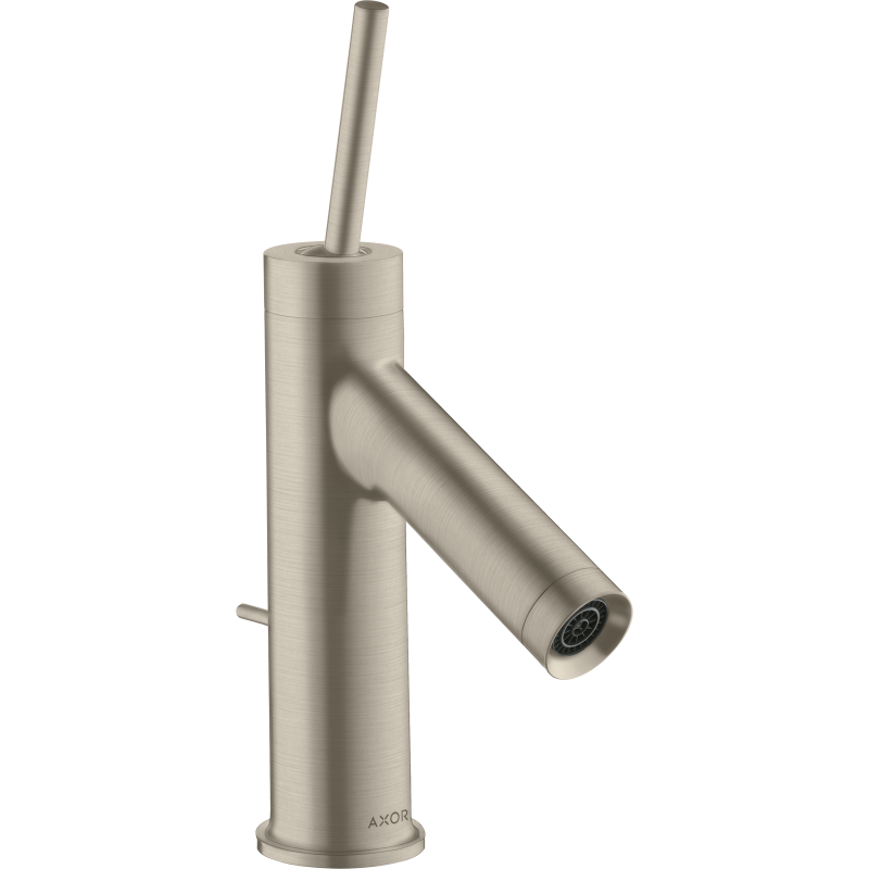 Bateria umywalkowa 70 do małych umywalek z uchwytem Pin i kpl odpływowym z cięgłem Nikiel Szczotkowany Starck AXOR 10116820