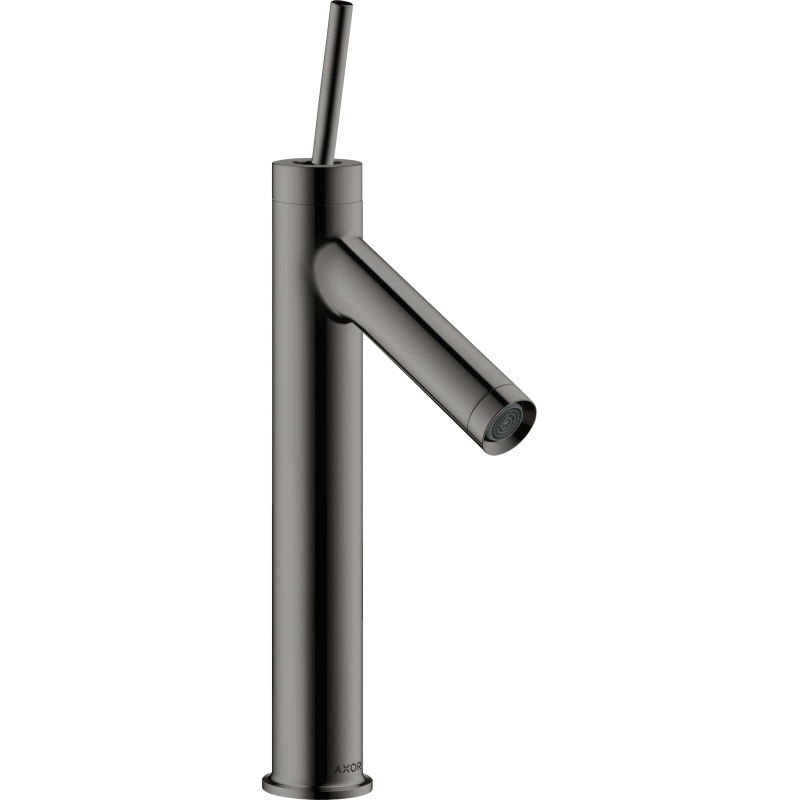 Jednouchwytowa bateria umywalkowa 170 z uchwytem Pin i niezamykanym kpl odpływowym Czarny Chrom Polerowany Starck AXOR 10123330