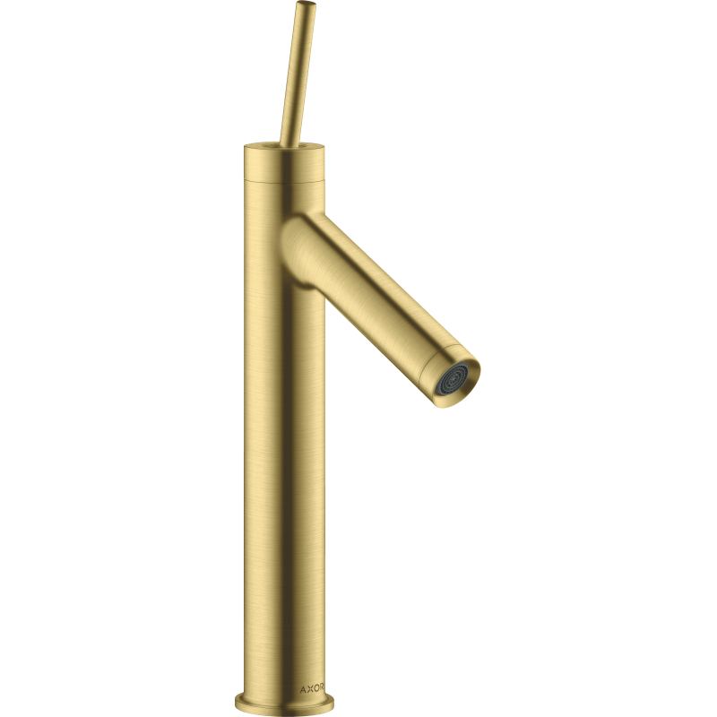 Jednouchwytowa bateria umywalkowa 170 z uchwytem Pin i niezamykanym kpl odpływowym Mosiądz Szczotkowany Starck AXOR 10123950
